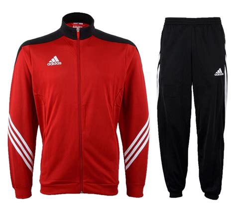 wit met rood adidas trainingspak|Adidas trainingspakken heren.